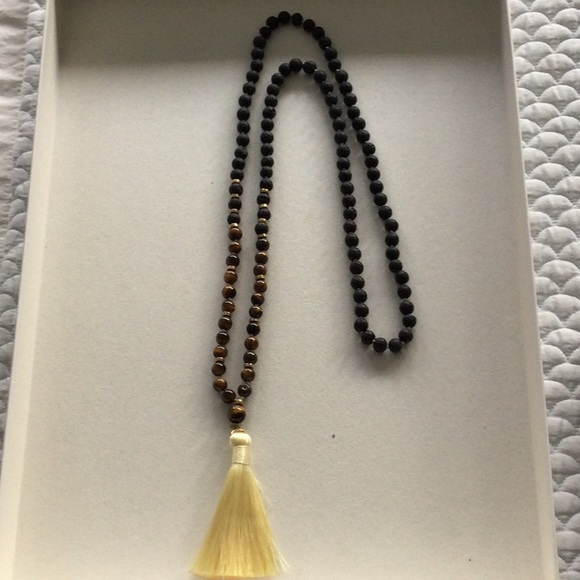 Jewelry - Beaded necklace with tassel